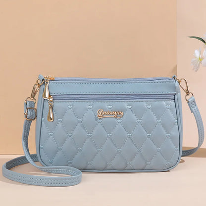 Women's Embroidery Messenger Bag – Stylish Handbag with Hairball Accent for Everyday Use. - All Niche Drop
