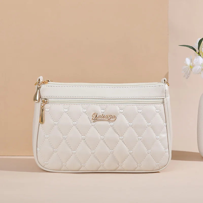 Women's Embroidery Messenger Bag – Stylish Handbag with Hairball Accent for Everyday Use. - All Niche Drop