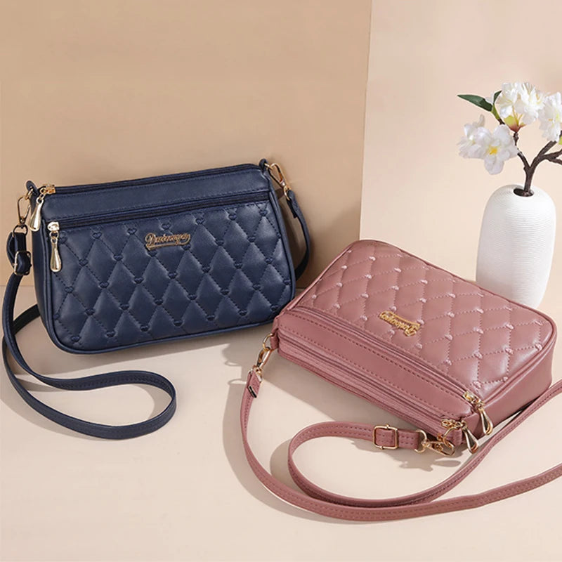 Women's Embroidery Messenger Bag – Stylish Handbag with Hairball Accent for Everyday Use. - All Niche Drop