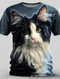 Men's Animal Funny T Shirt Short Sleeve T shirt 3D Print O-Neck Shirt Exaggerated Designer Party Summer Casual Clothing Apparel - All Niche Drop