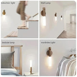 Smart Motion Sensor Night Light - LED Wall Lamp with Auto Human Body Induction for Bedroom & Home