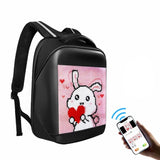 LED Luminous Display 64 x 64 dots Pixel Backpack - All Niche Drop