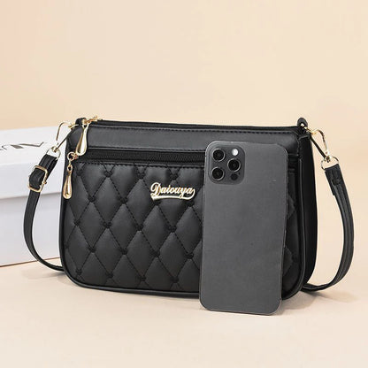 Women's Embroidery Messenger Bag – Stylish Handbag with Hairball Accent for Everyday Use. - All Niche Drop