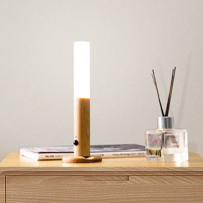 Compact LED night lamp with human detection