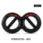 Adjustable hand strengthener for forearm workout