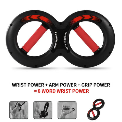 Forearm trainer with adjustable spring grip