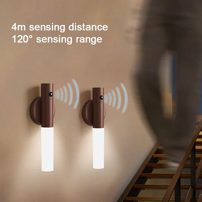 Bedroom LED motion sensor wall lamp
