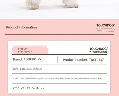 Touchdog Medium Dog Cold Weather Vest for Christmas