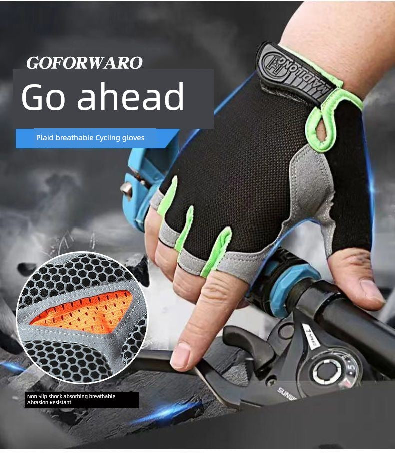High-durability fitness gloves for weightlifting