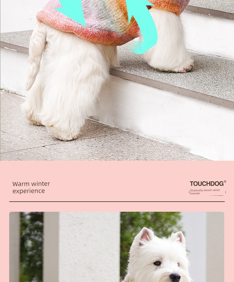 Medium Dog Winter Sweater Vest