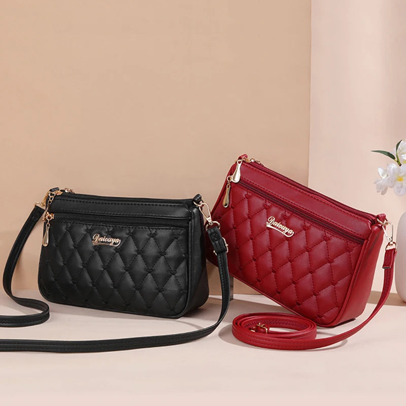 Women's Embroidery Messenger Bag – Stylish Handbag with Hairball Accent for Everyday Use. - All Niche Drop