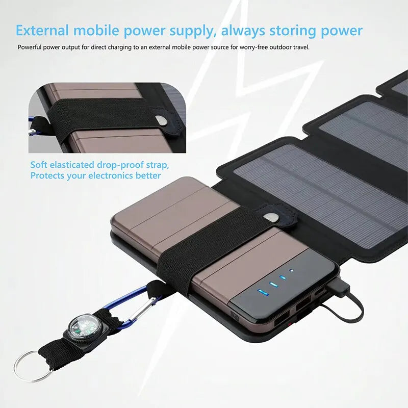 Portable Multifunctional Solar Charging Panel - All Niche Drop