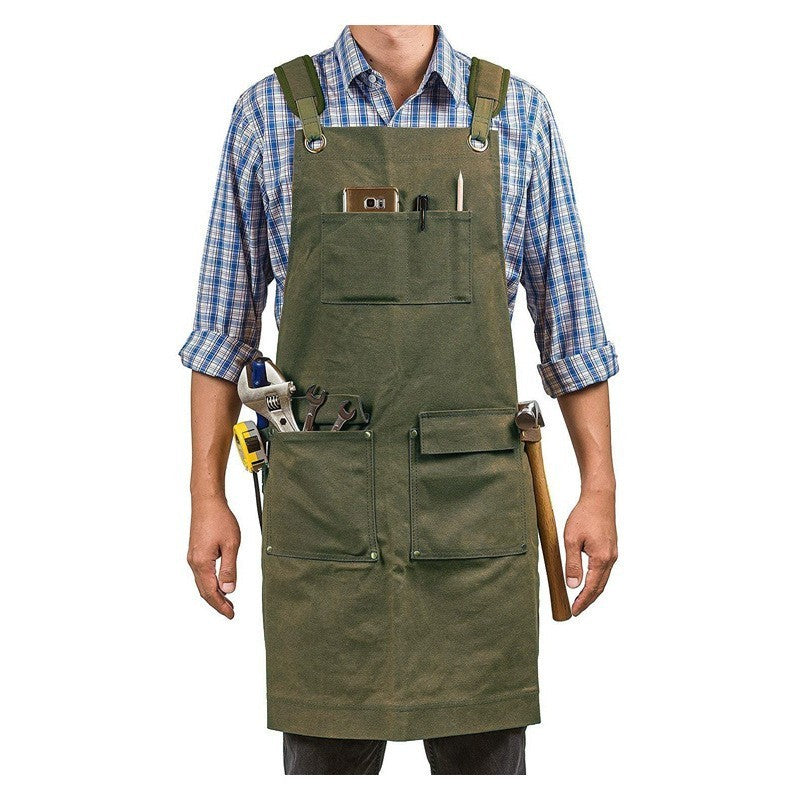 Home Kitchen Gardening Woodworking Canvas Apron - All Niche Drop
