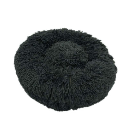 Comfortable pet bed providing orthopedic support Calming Donut Bed for Dogs & Cats