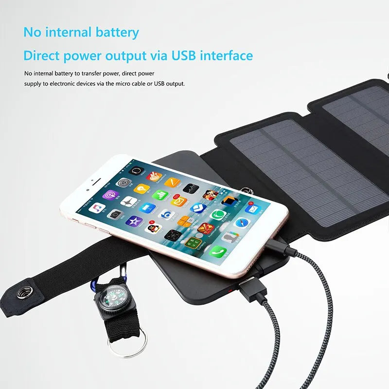 Portable Multifunctional Solar Charging Panel - All Niche Drop