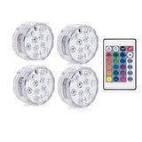 LED Remote Controlled RGB Submersible Lights - All Niche Drop