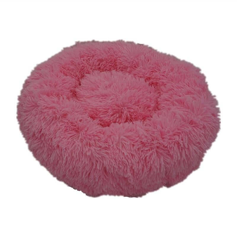 Close-up of Calming Donut Bed for Dogs & Cats soft fabric